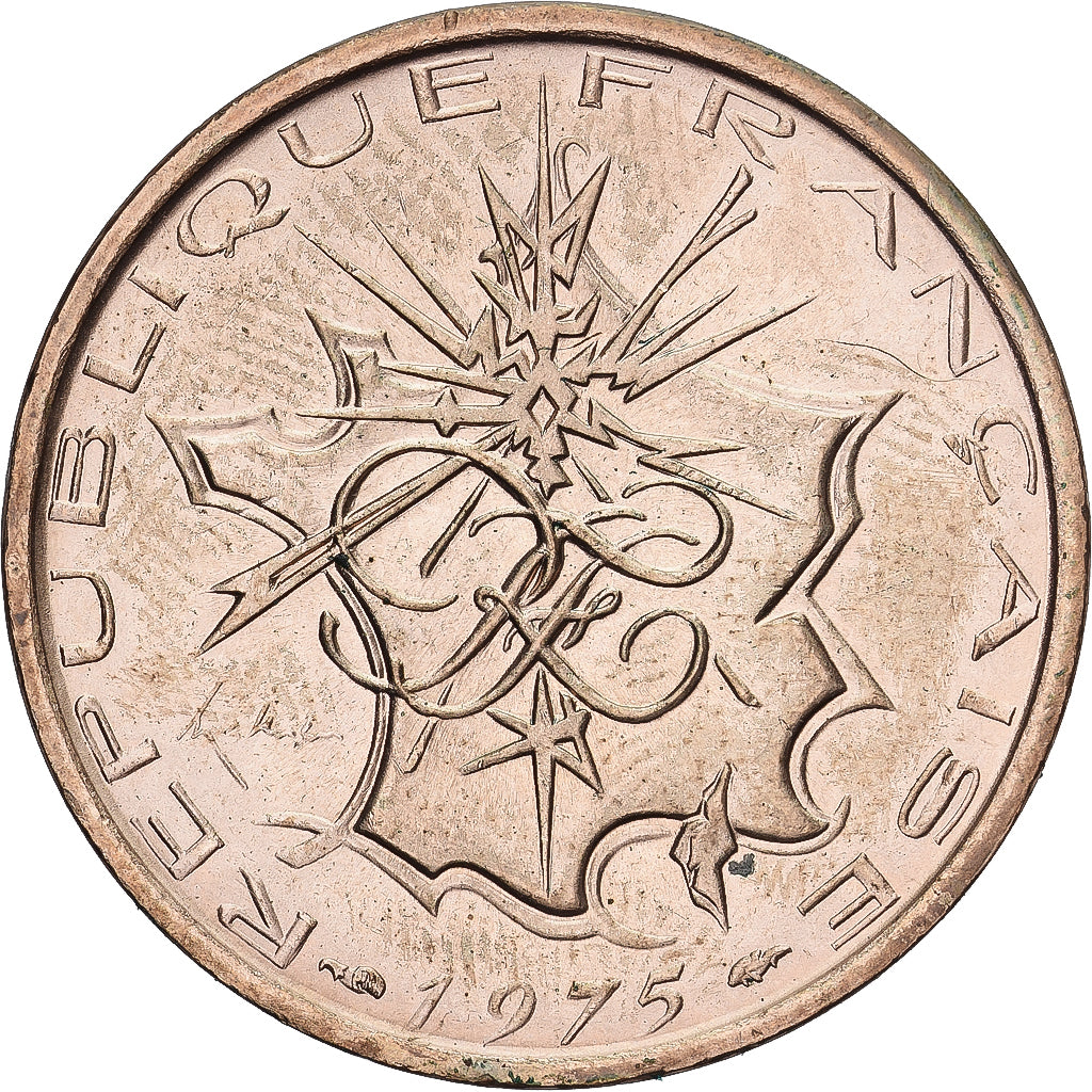 Monnaie, France, Mathieu, 10 Francs, 1975, SUP, Nickel-brass, Gadoury:814