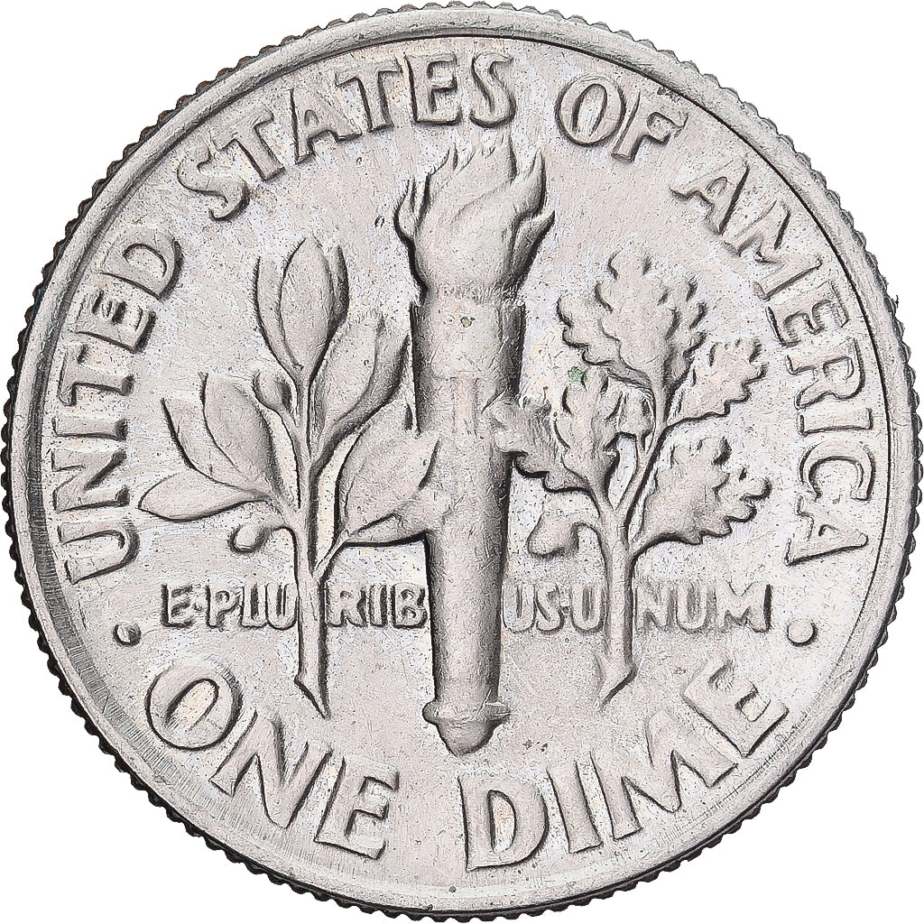 Moneta, Stati Uniti, Roosevelt Dime, Dime, 1990, U.S. Mint, Philadelphia, BB