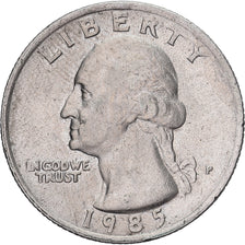 Moneda, Estados Unidos, Washington Quarter, Quarter, 1985, U.S. Mint