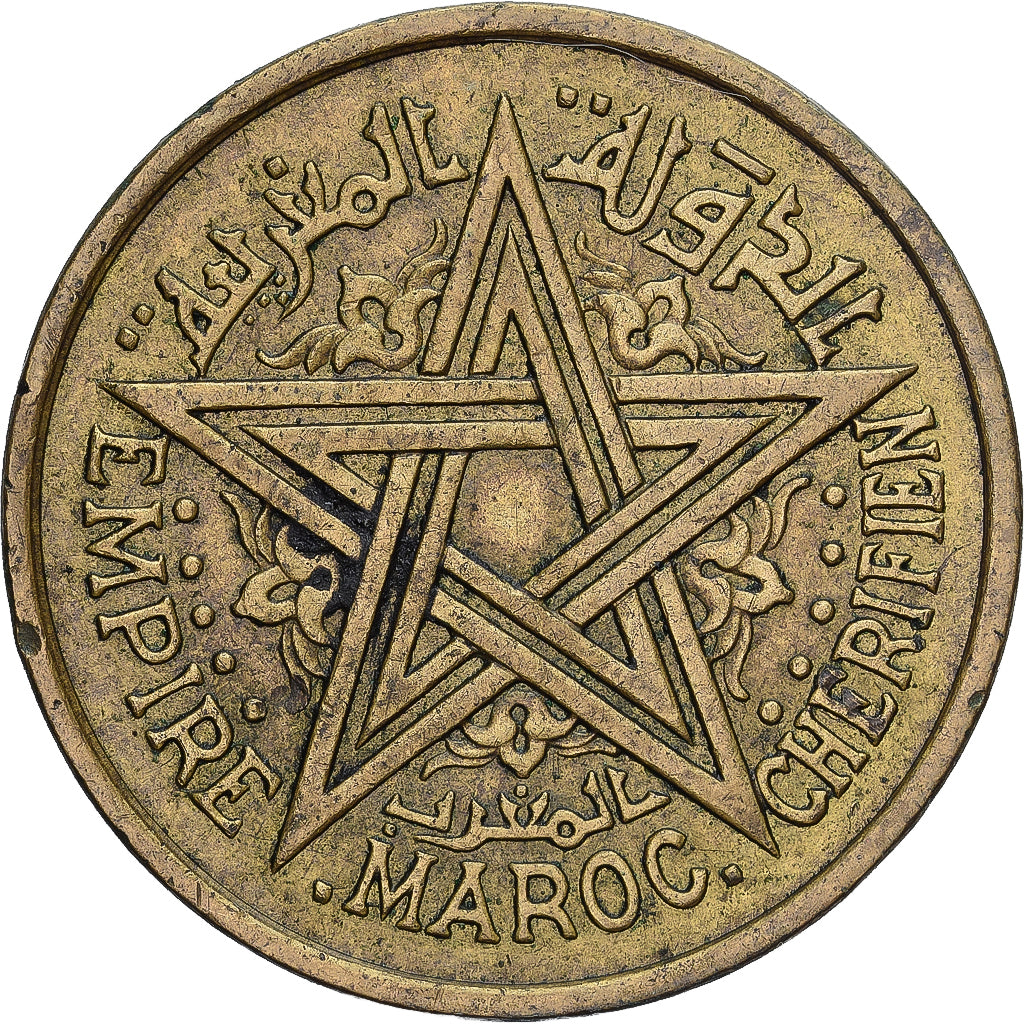 Coin, Morocco, Mohammed V, Franc, AH 1364/1945, Paris, EF(40-45)