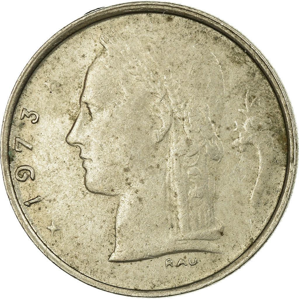 Coin, Belgium, Franc, 1973, VF(20-25), Copper-nickel, KM:143.1