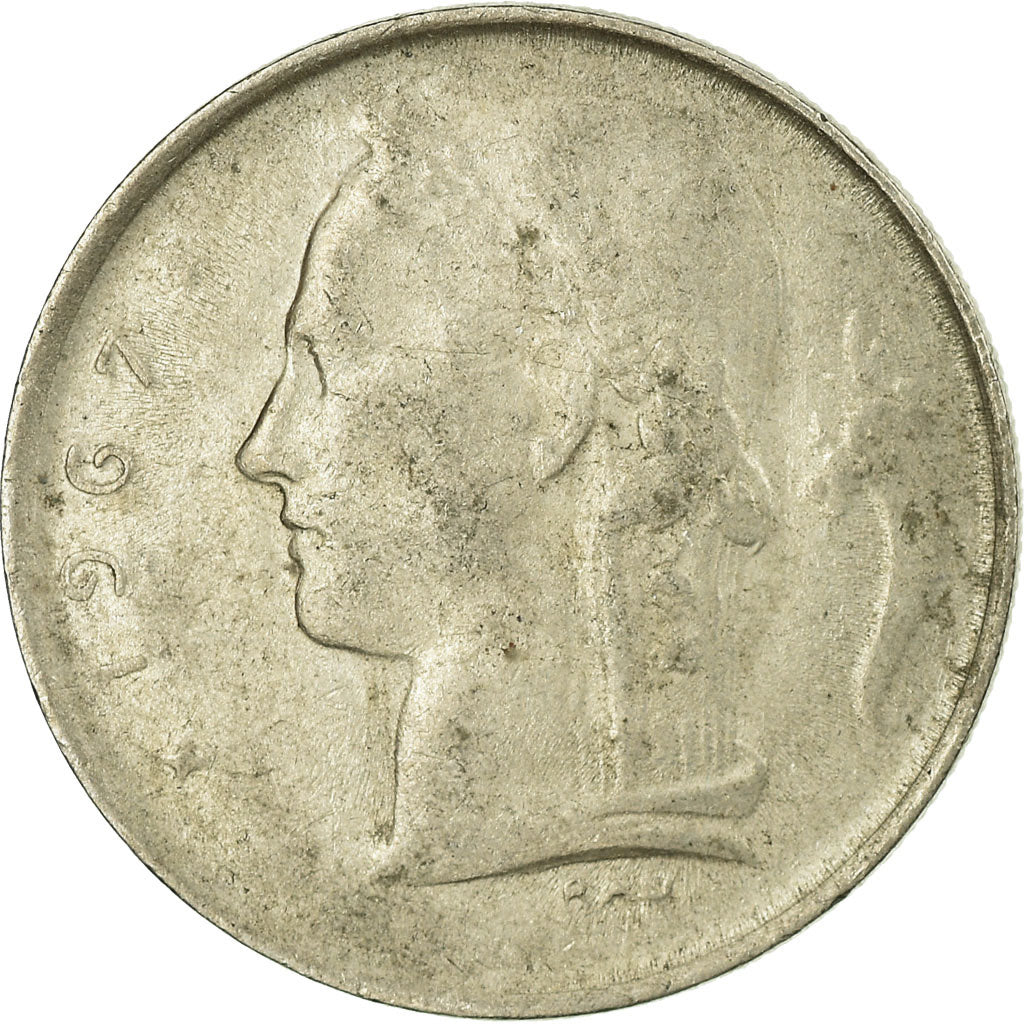 Coin, Belgium, Franc, 1967, VF(30-35), Copper-nickel, KM:142.1