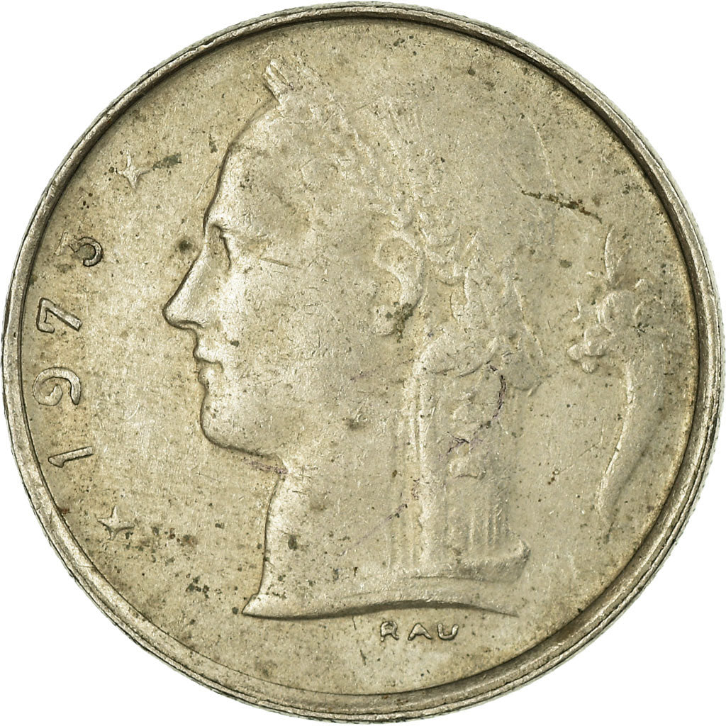 Moneta, Belgio, 5 Francs, 5 Frank, 1973, MB, Rame-nichel, KM:134.1