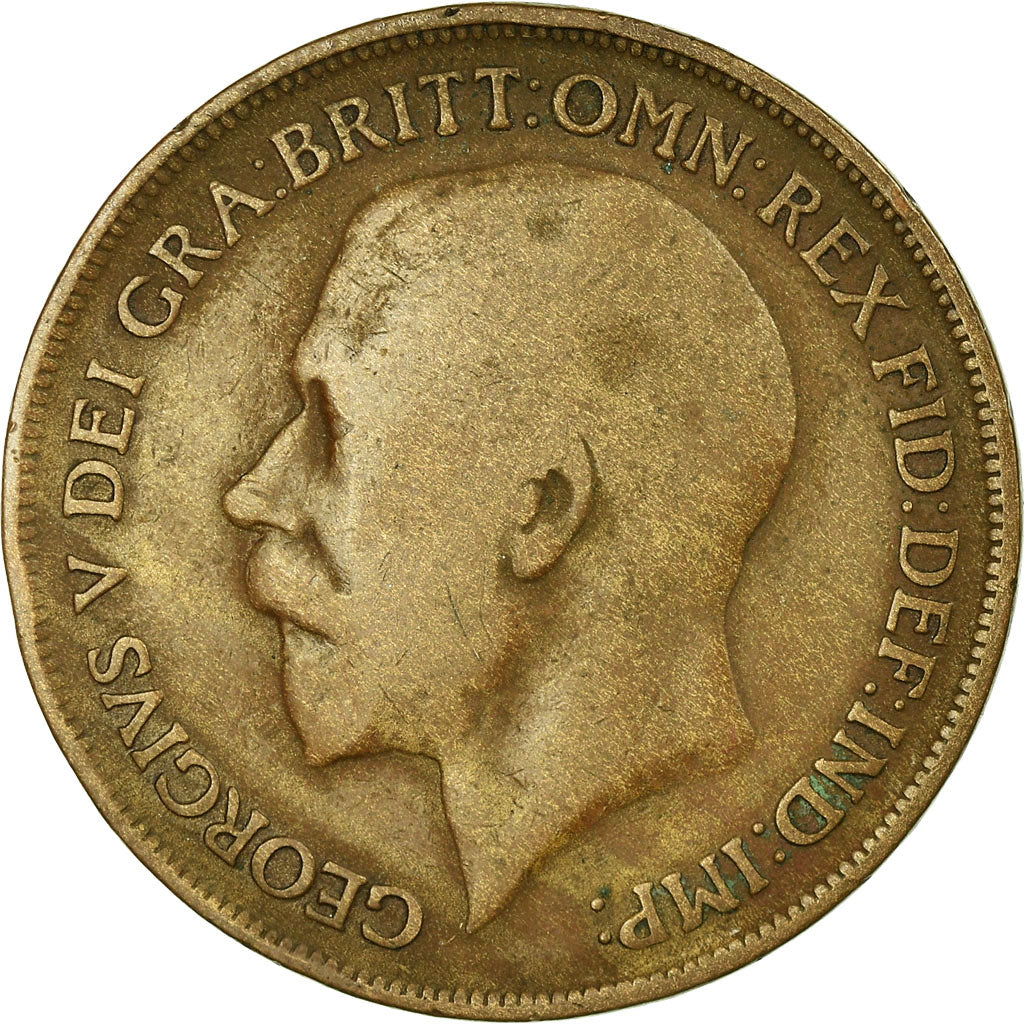 Münze, Großbritannien, George V, Penny, 1916, SGE+, Bronze, KM:810