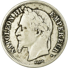 Coin, France, Napoleon III, Napoléon III, 2 Francs, 1869, Paris, VF(20-25)