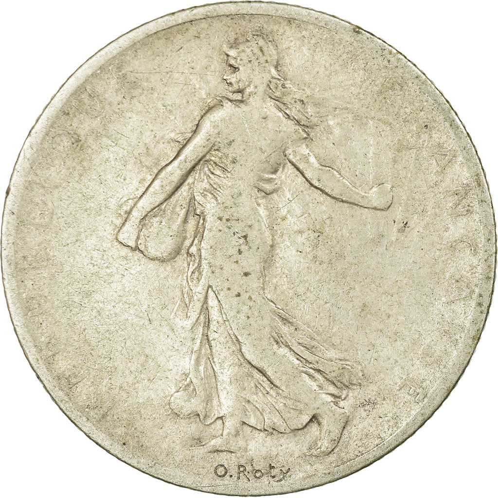 Moneta, Francja, Semeuse, 2 Francs, 1898, Paris, F(12-15), Srebro, KM:845.1