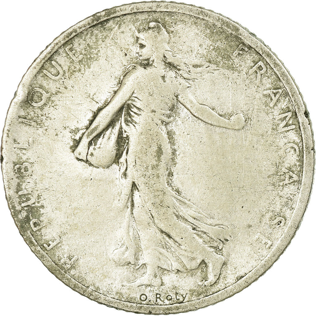 Moneta, Francia, Semeuse, Franc, 1898, Paris, MB, Argento, KM:844.1, Gadoury:467