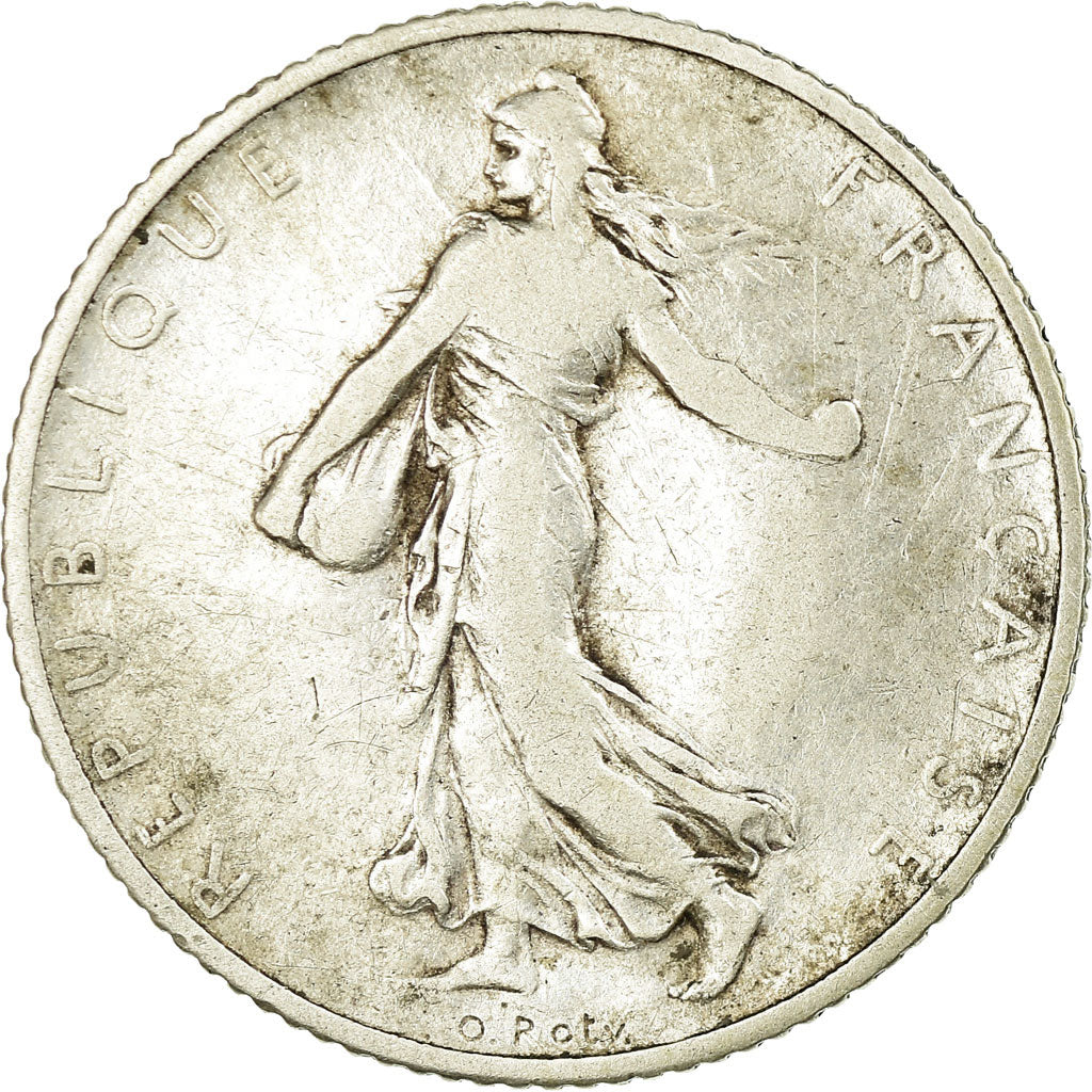Coin, France, Semeuse, Franc, 1904, Paris, VF(20-25), Silver, KM:844.1