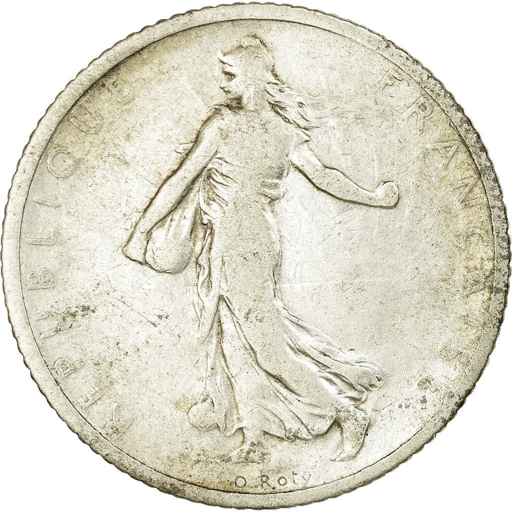 Munten, Frankrijk, Semeuse, Franc, 1904, Paris, ZG+, Zilver, KM:844.1