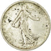 Moneta, Francja, Semeuse, Franc, 1907, Paris, VF(20-25), Srebro, KM:844.1