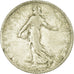 Moeda, França, Semeuse, Franc, 1909, Paris, F(12-15), Prata, KM:844.1