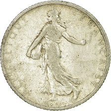 Monnaie, France, Semeuse, Franc, 1909, Paris, B+, Argent, Gadoury:467, KM:844.1