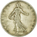 Moeda, França, Semeuse, 2 Francs, 1899, Paris, F(12-15), Prata, KM:845.1