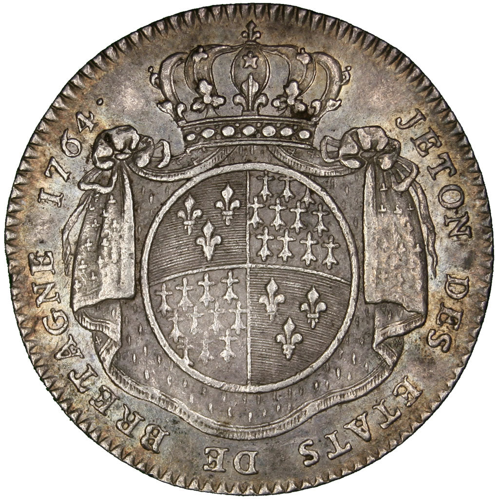 France, Token, 1764, Silver, AU(50-53), Feuardent:8773