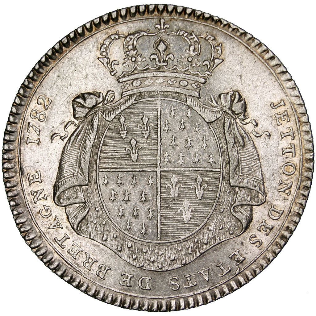 France, Token, 1782, Silver, AU(50-53), Feuardent:8787