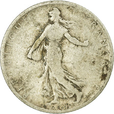Moneda, Francia, Semeuse, Franc, 1901, Paris, BC, Plata, KM:844.1, Gadoury:467