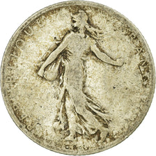 Monnaie, France, Semeuse, Franc, 1901, Paris, B+, Argent, Gadoury:467, KM:844.1