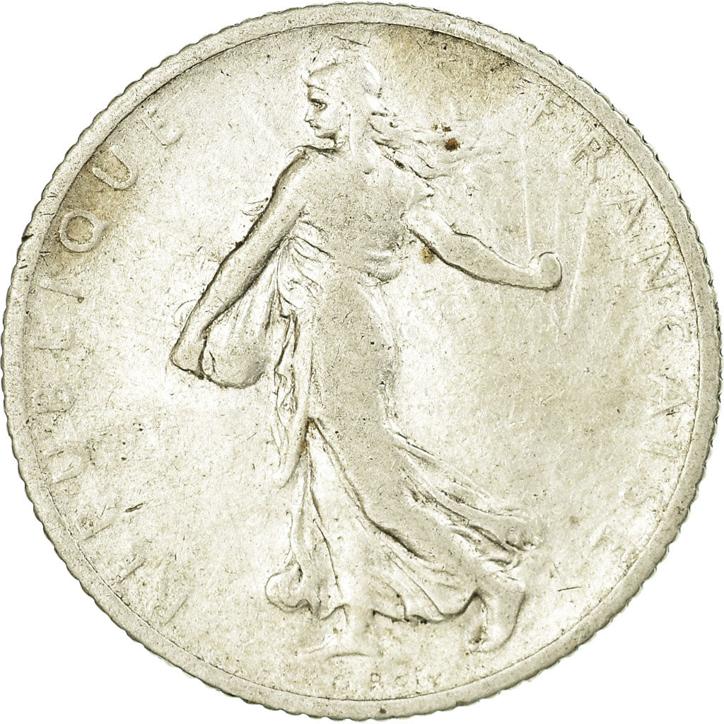 Moneda, Francia, Semeuse, Franc, 1905, Paris, BC, Plata, KM:844.1, Gadoury:467