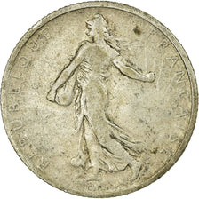 Moneda, Francia, Semeuse, Franc, 1906, Paris, BC, Plata, KM:844.1, Gadoury:467