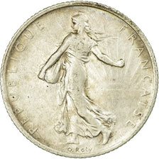 Coin, France, Semeuse, Franc, 1911, Paris, VF(20-25), Silver, KM:844.1