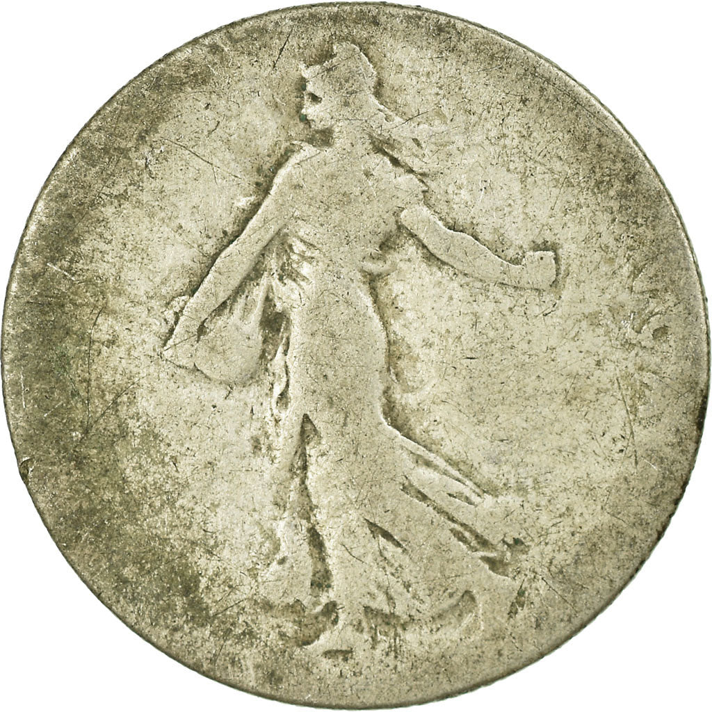 Coin, France, Semeuse, 50 Centimes, 1900, Paris, F(12-15), Silver, KM:854