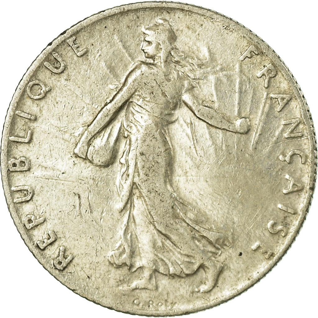 Munten, Frankrijk, Semeuse, 50 Centimes, 1910, Paris, FR, Zilver, KM:854