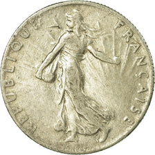 Moneta, Francia, Semeuse, 50 Centimes, 1910, Paris, MB, Argento, KM:854