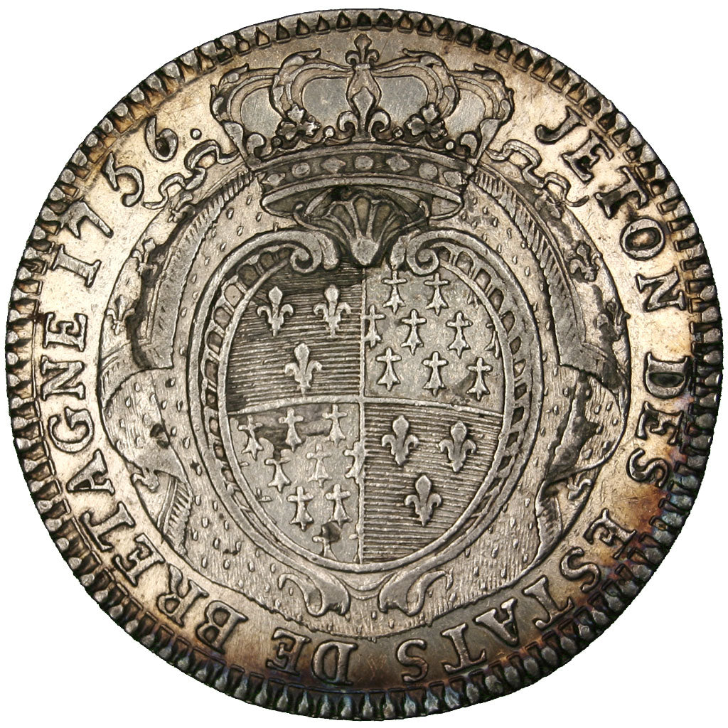 France, Token, 1756, Silver, AU(50-53), Feuardent:8767