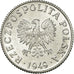 Monnaie, Pologne, Grosz, 1949, SPL, Aluminium, KM:39