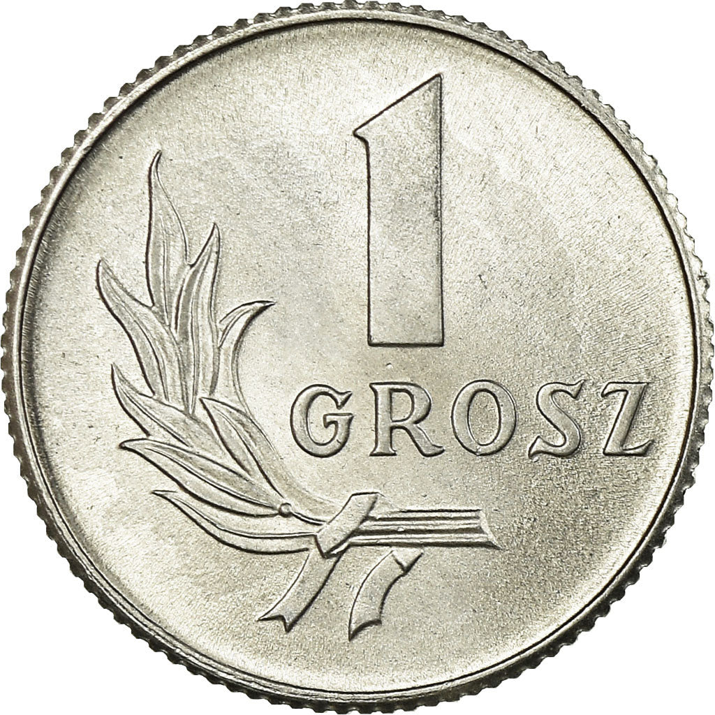 Monnaie, Pologne, Grosz, 1949, SPL, Aluminium, KM:39