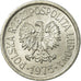 Coin, Poland, 10 Groszy, 1975, Warsaw, MS(63), Aluminum, KM:AA47