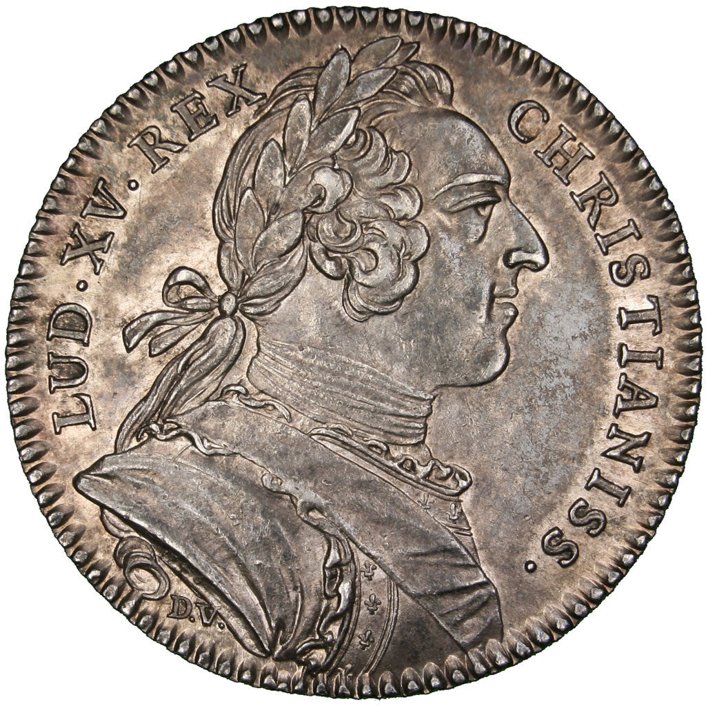 France, Token, 1748, Silver, MS(63), Feuardent:8760