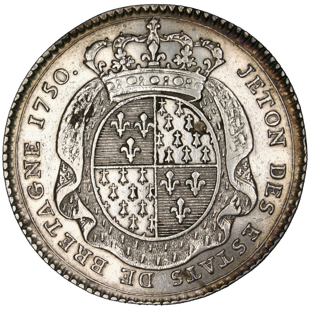 France, Token, 1750, Silver, AU(50-53), Feuardent:8761