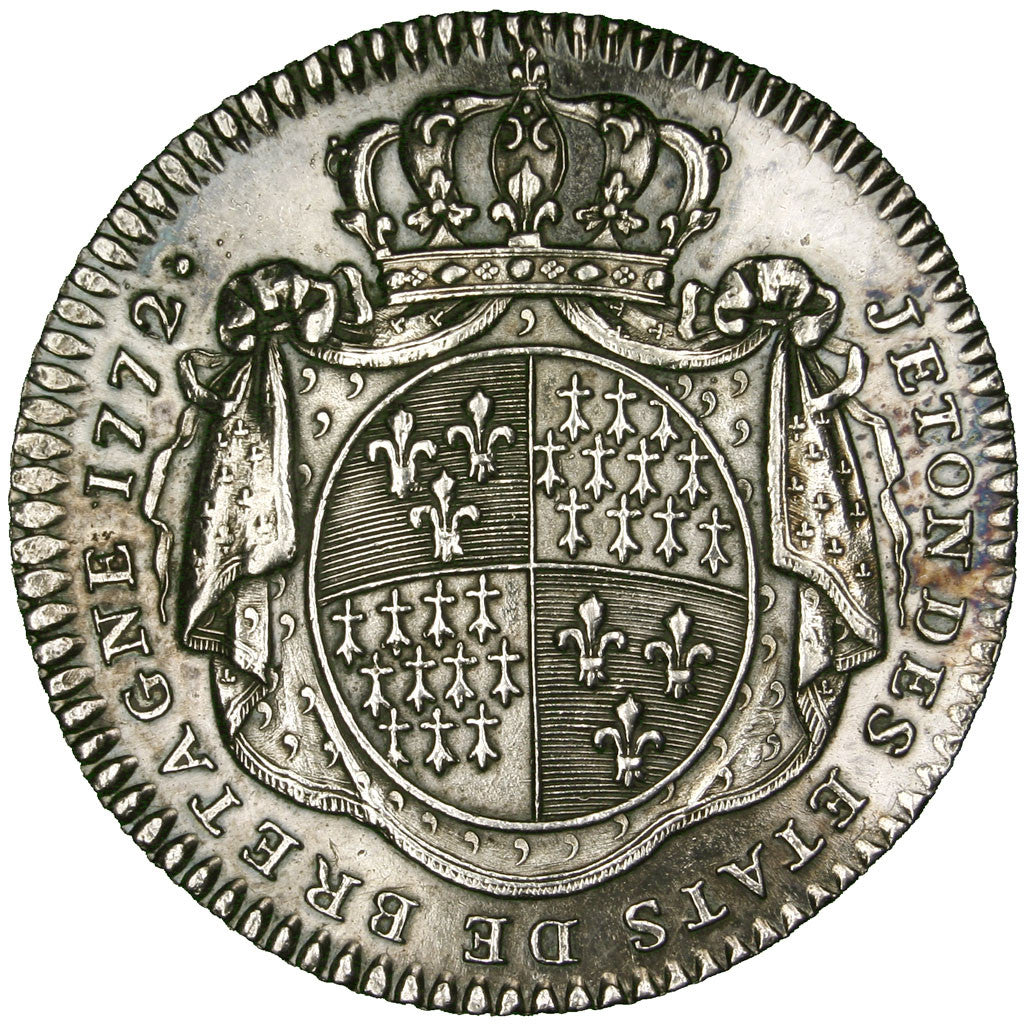 France, Token, 1772, Silver, AU(50-53), Feuardent:8780