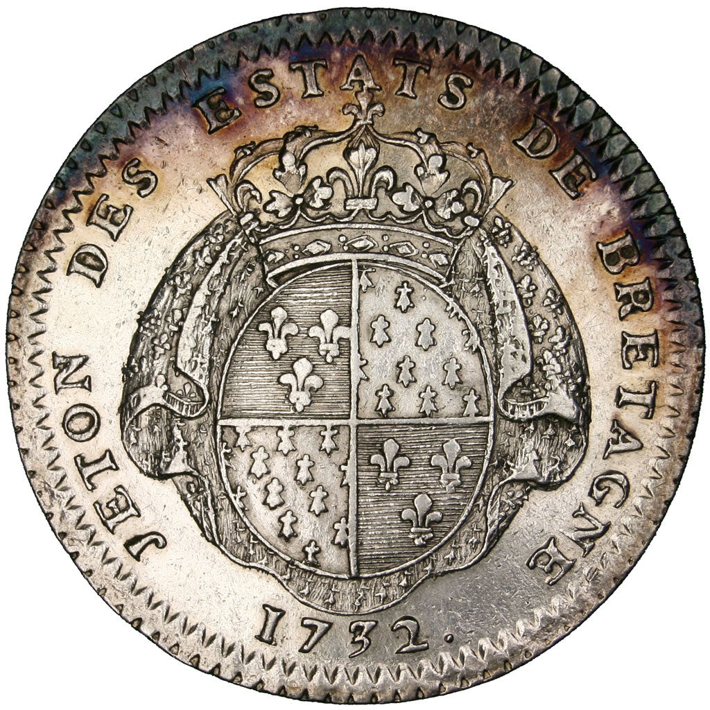 France, Token, 1732, Silver, AU(50-53), Feuardent:8750