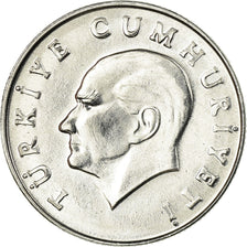 Coin, Turkey, 10 Lira, 1986, MS(60-62), Aluminum, KM:964