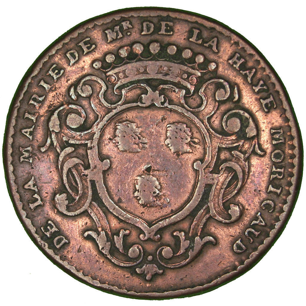 France, Token, 1738, Copper, EF(40-45), Feuardent:8912