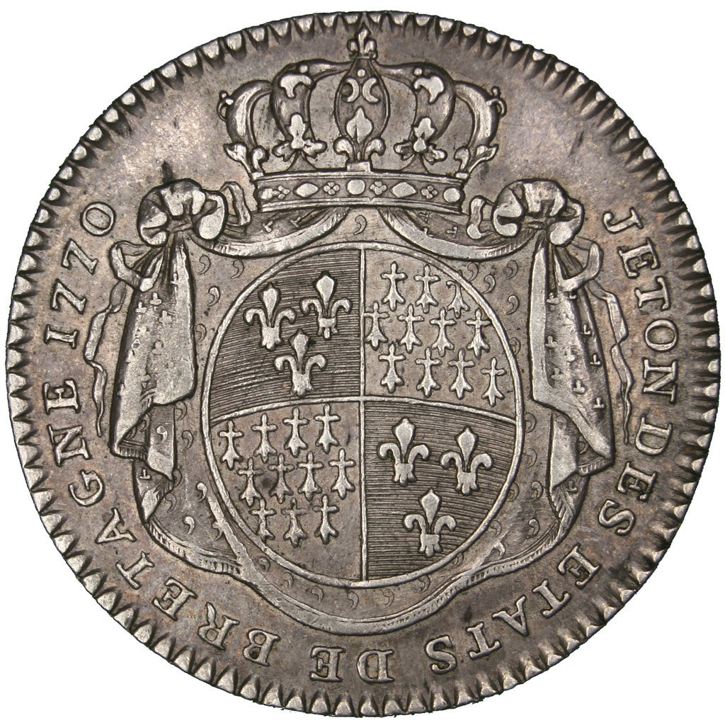 France, Token, 1770, Silver, AU(50-53), Feuardent:8779