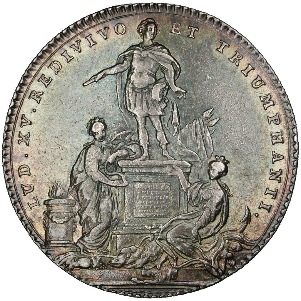 France, Token, 1754, Silver, AU(50-53), Feuardent:8764
