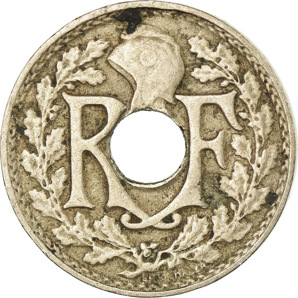 Coin, France, Lindauer, 5 Centimes, 1924, Poissy, VF(30-35), Copper-nickel