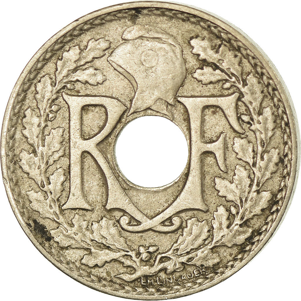 Coin, France, Lindauer, 5 Centimes, 1927, Paris, VF(30-35), Copper-nickel
