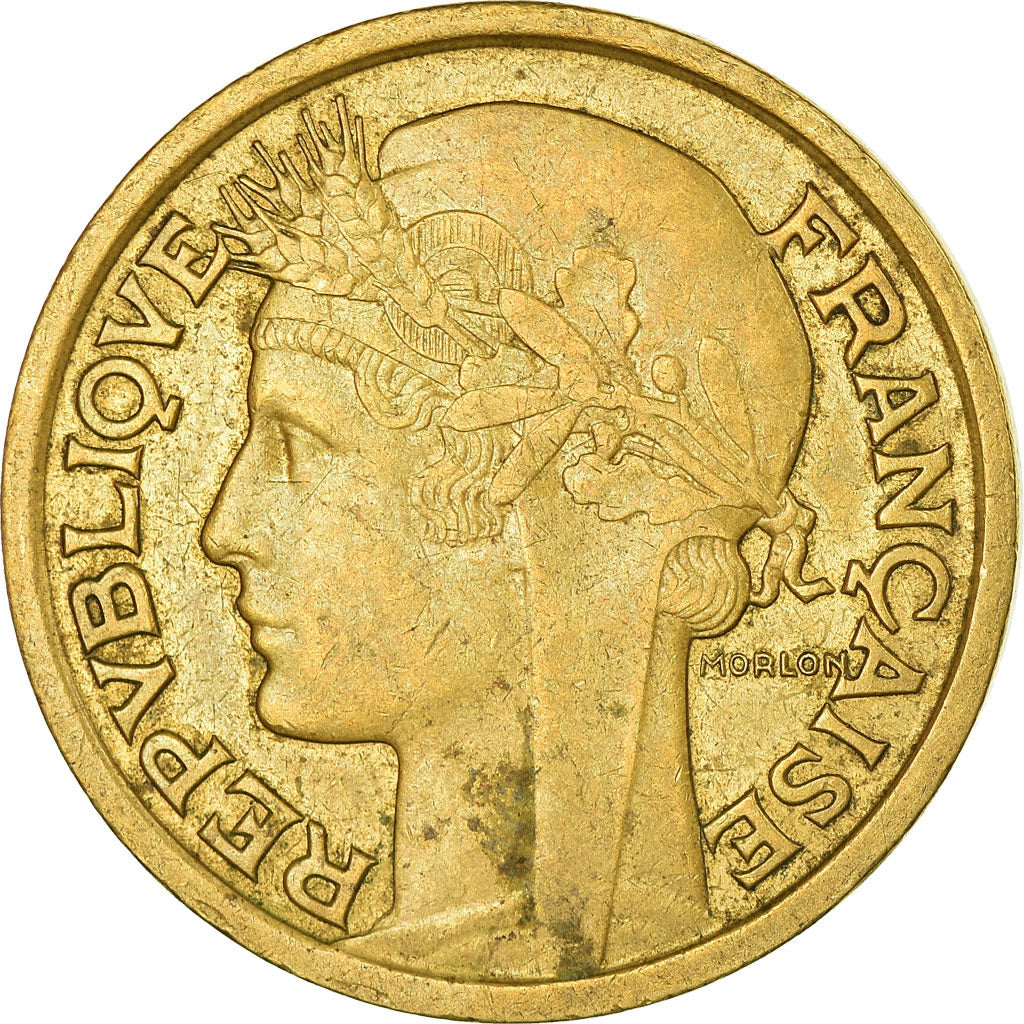Moneta, Francia, Morlon, 2 Francs, 1939, BB, Alluminio-bronzo, KM:886