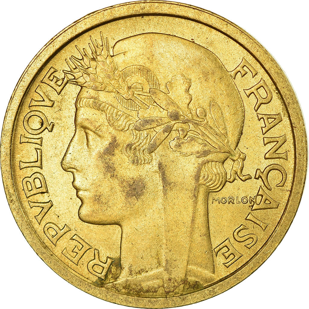 Moneta, Francja, Morlon, Franc, 1939, AU(55-58), Aluminium-Brąz, KM:885
