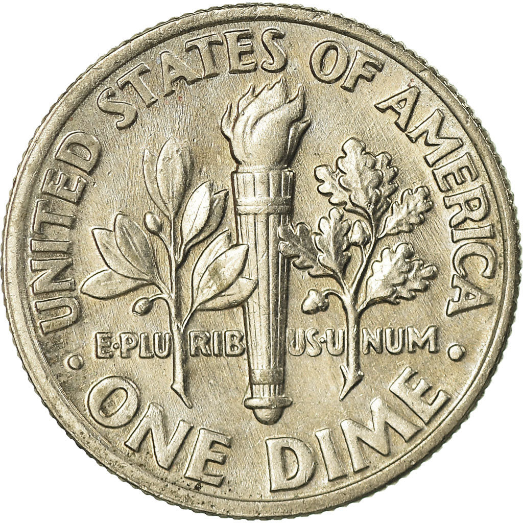 Coin, United States, Roosevelt Dime, Dime, 1995, U.S. Mint, Philadelphia