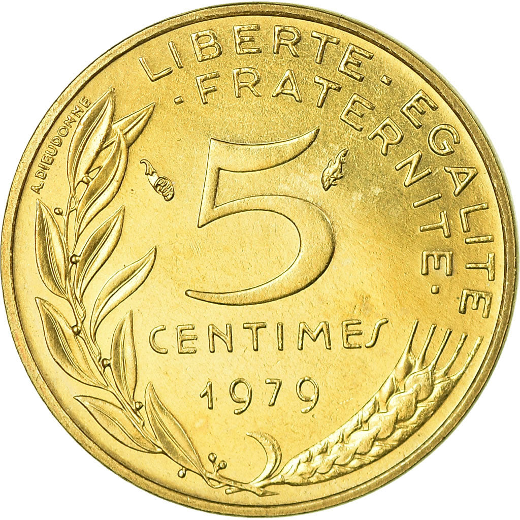 Coin, France, Marianne, 5 Centimes, 1979, Paris, FDC, MS(65-70)