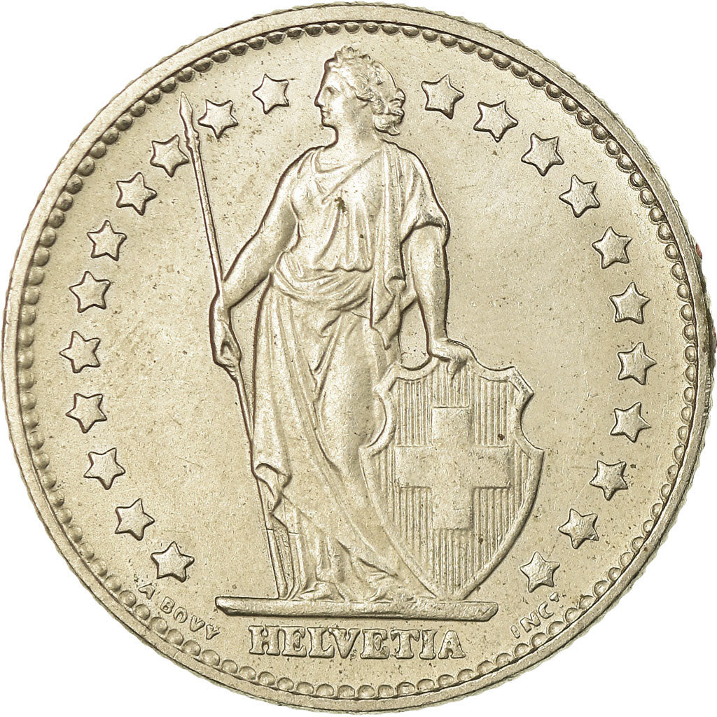 Monnaie, Suisse, Franc, 1977, Bern, TTB+, Copper-nickel, KM:24a.1
