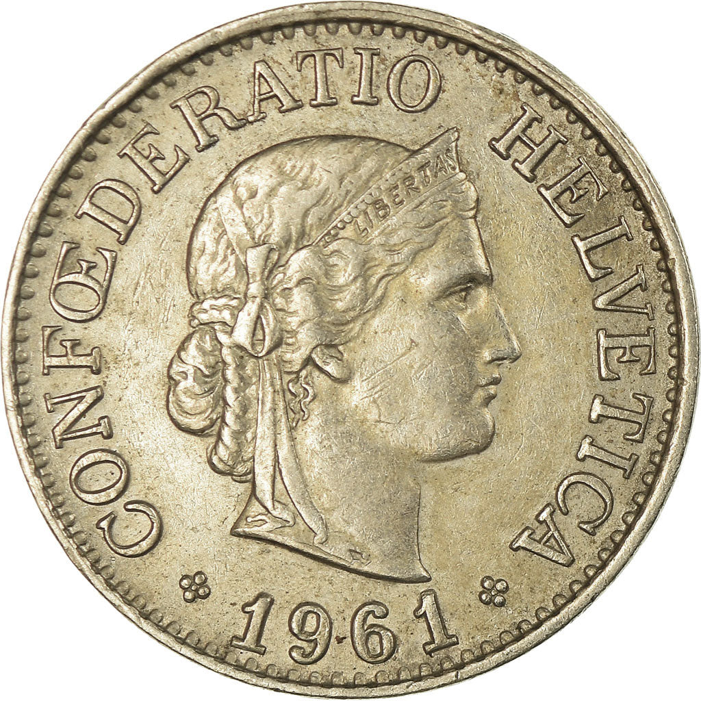 Monnaie, Suisse, 10 Rappen, 1961, Bern, TTB, Copper-nickel, KM:27