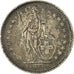 Coin, Switzerland, 1/2 Franc, 1948, Bern, EF(40-45), Silver, KM:23