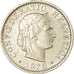 Coin, Switzerland, 20 Rappen, 1976, Bern, EF(40-45), Copper-nickel, KM:29a