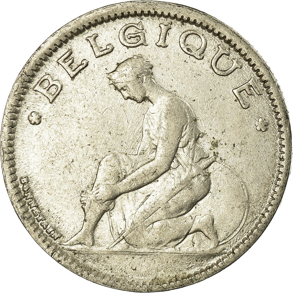 Coin, Belgium, Franc, 1934, EF(40-45), Nickel, KM:89